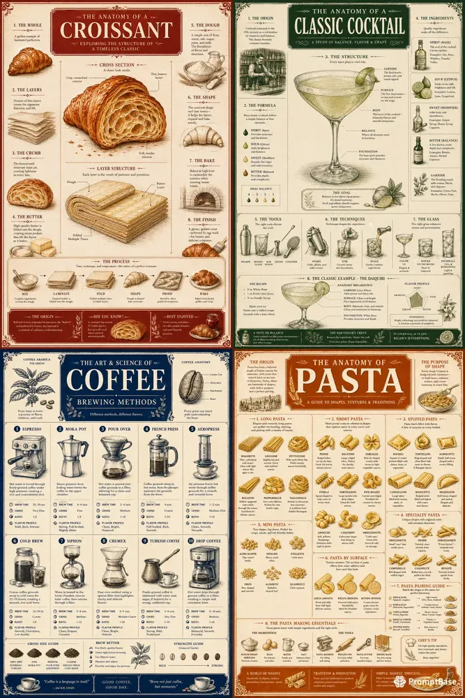 Vintage Anatomy Infographic Posters