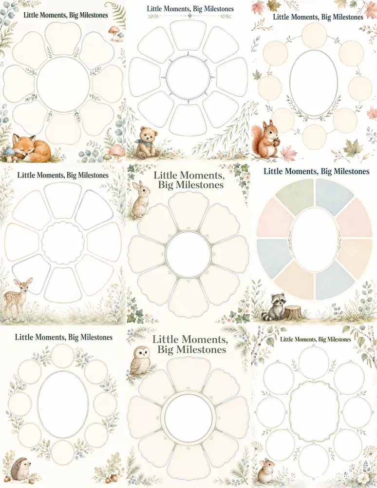 Woodland Baby Milestone Wheels