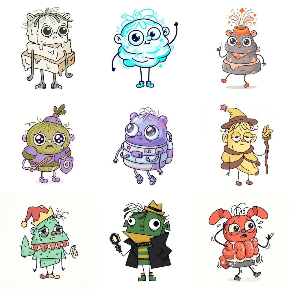Quirky Weird Cute Mascot Creators