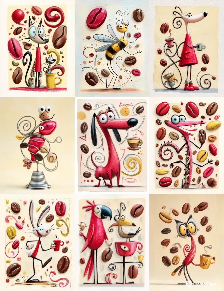 Surreal Mocha Pet Art