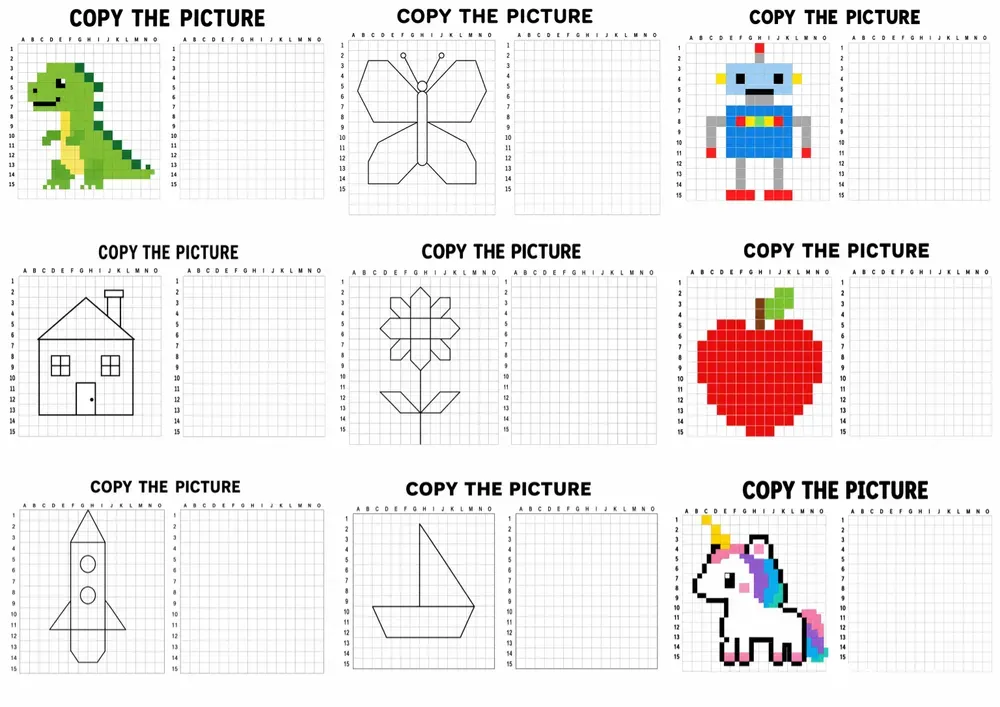 Copy The Picture Worksheets