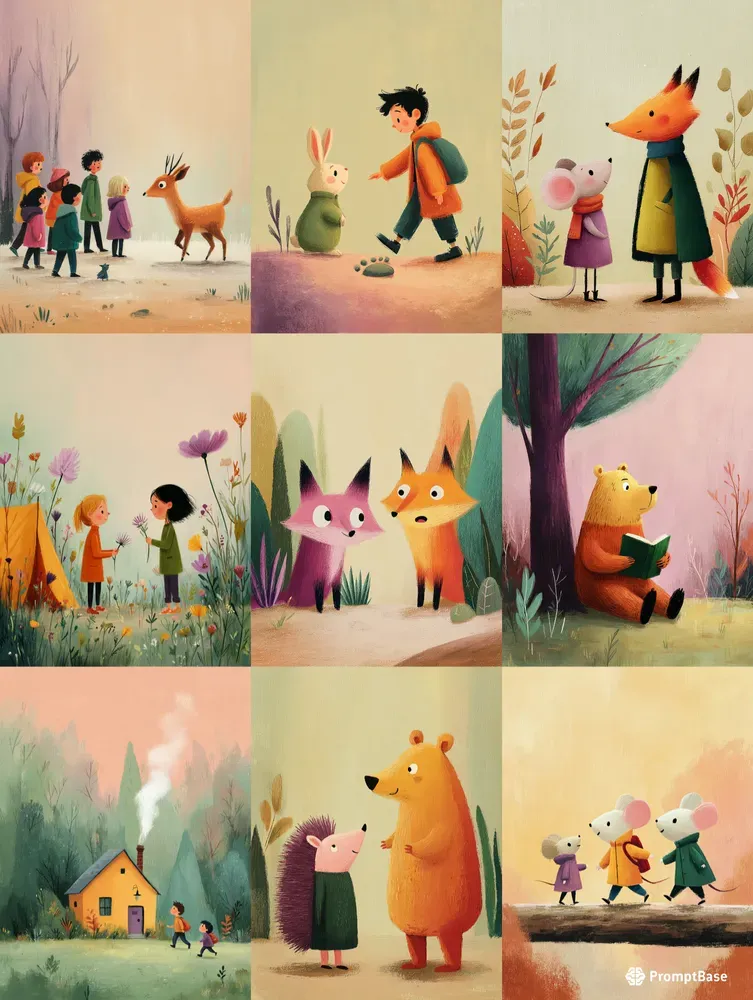 Childrens Storybook Scenes