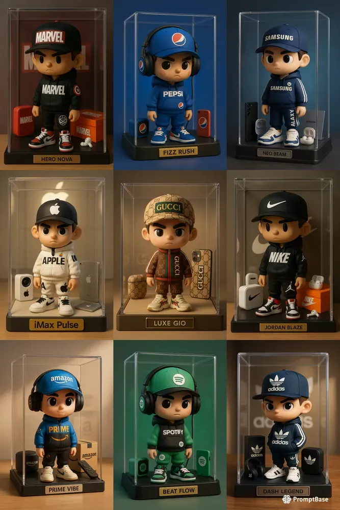 3D Collectible Character Displays