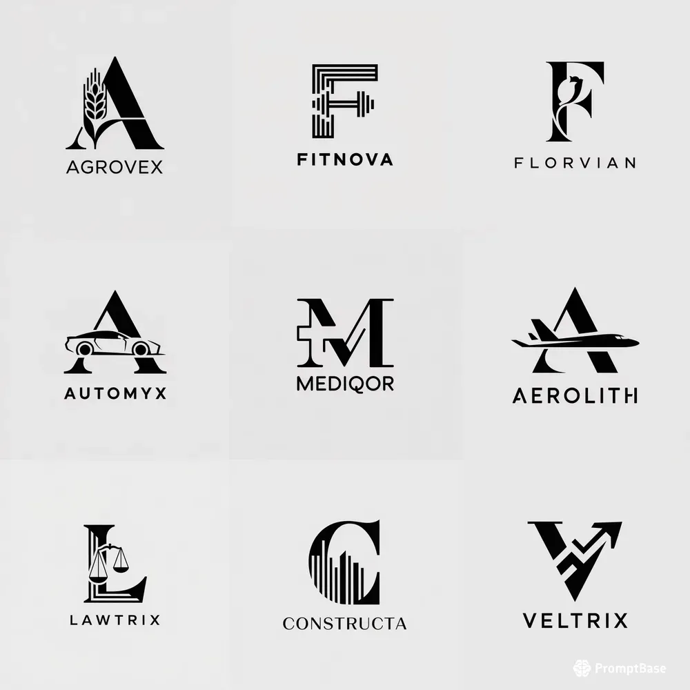 Elite Minimal Monogram Logos