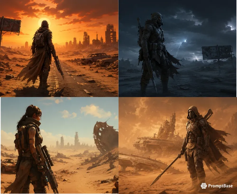 Postapocalyptic Desert Survivors