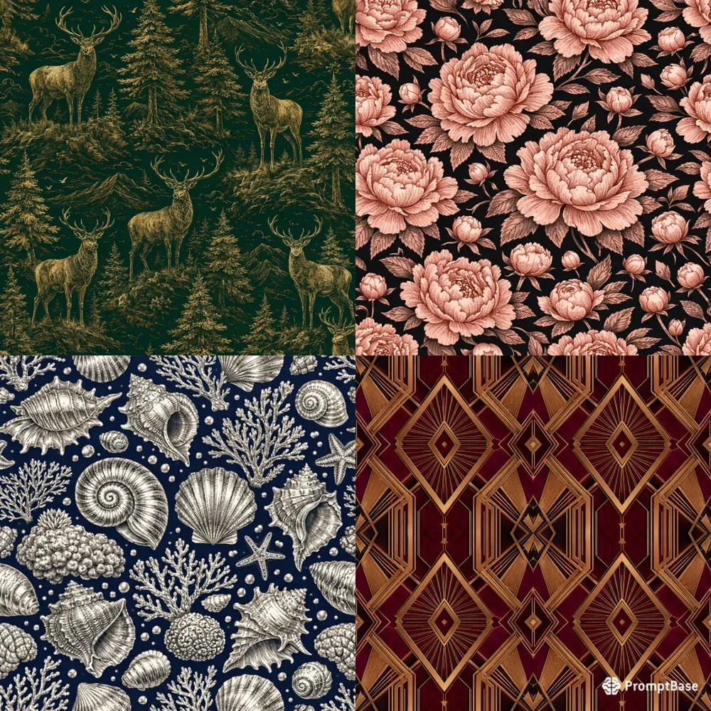 Luxury Metallic Seamless Pattern Makers