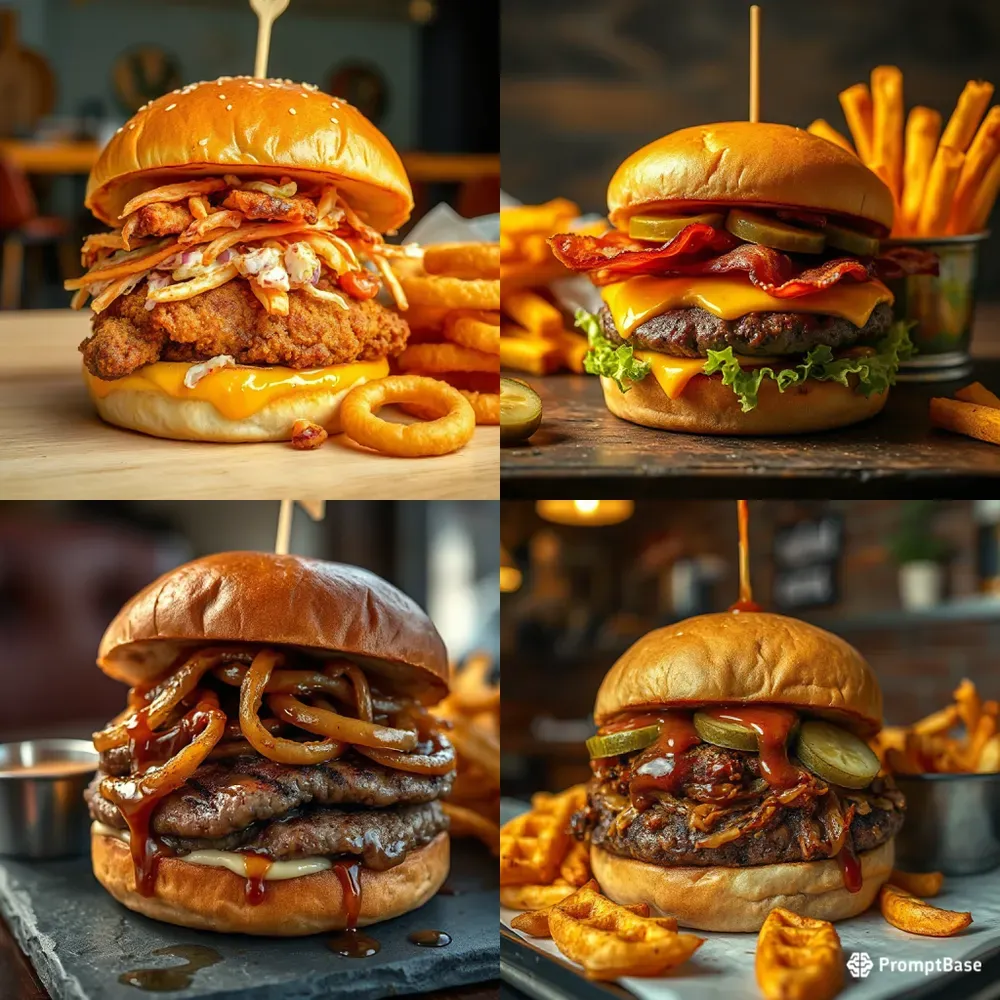 Artisan Gourmet Burgers Commercial Shots