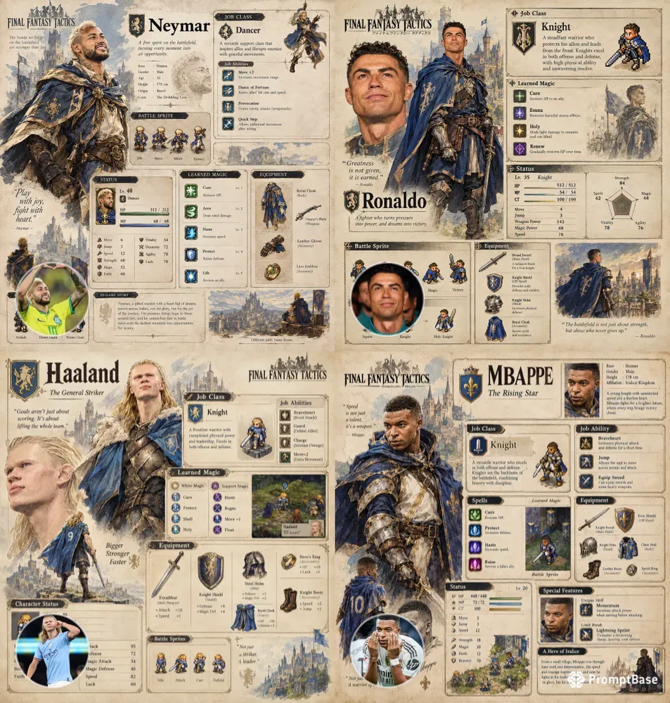 Final Fantasy Tactics Characters