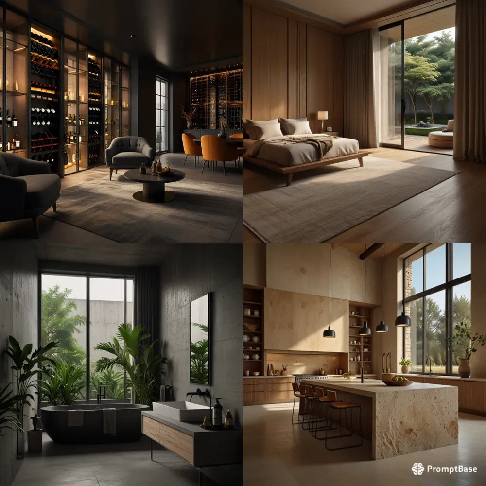 Luxury Brutalist Interior Designs