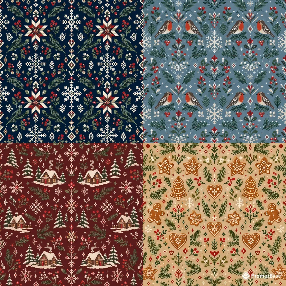 Nordic Christmas Patterns