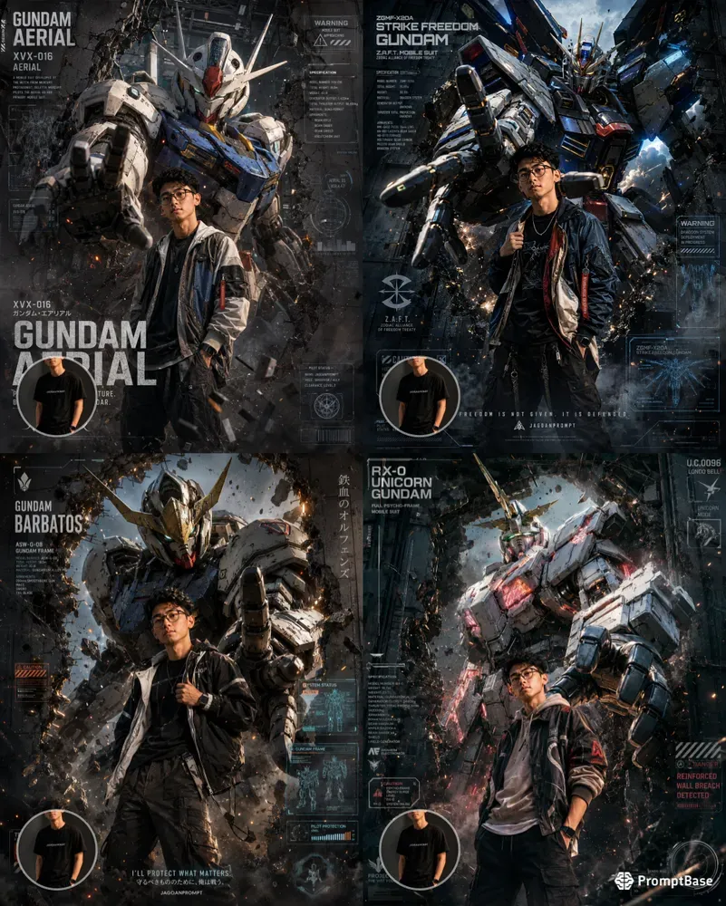 Gundam Mecha Posters