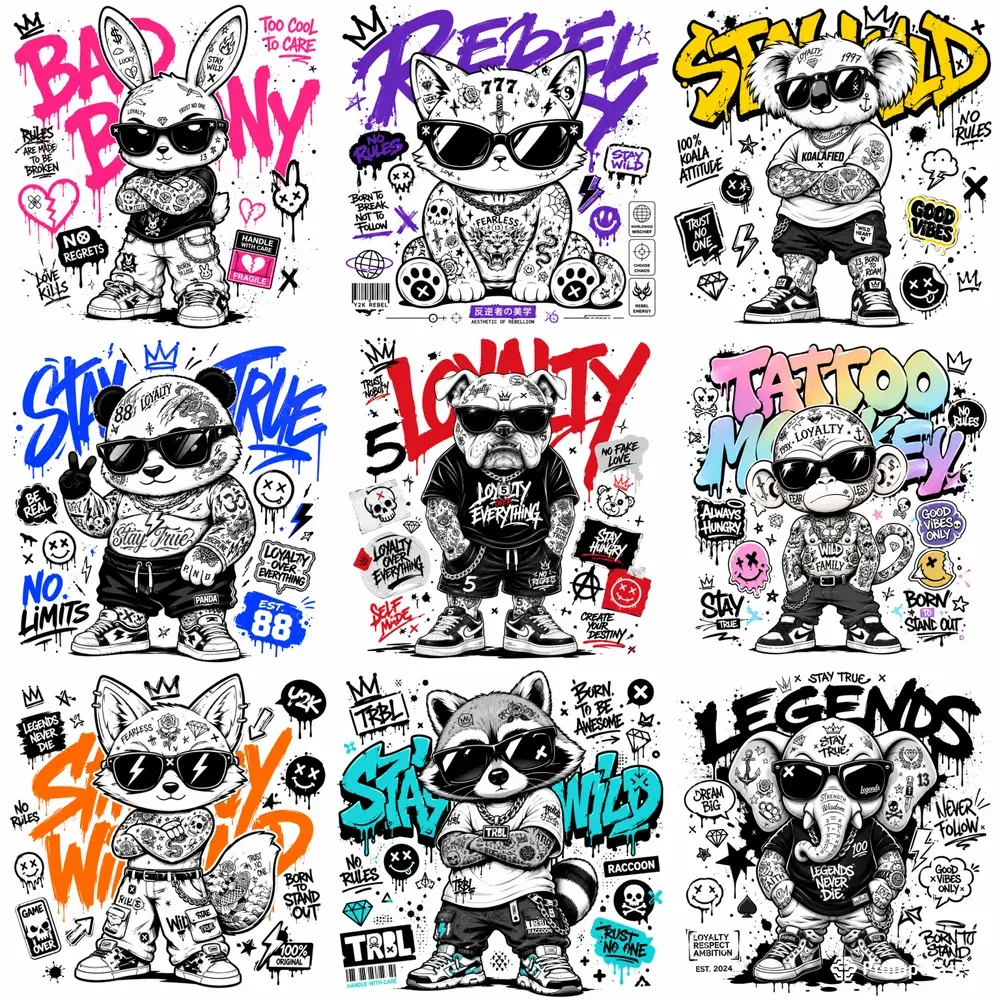Tattoo Toy Animal Streetwear Bundles