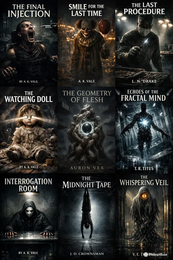 Cinematic Horror Book Cover Generator