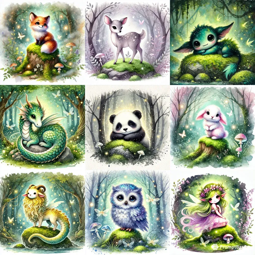 Watercolor Wonders In The Woodlands