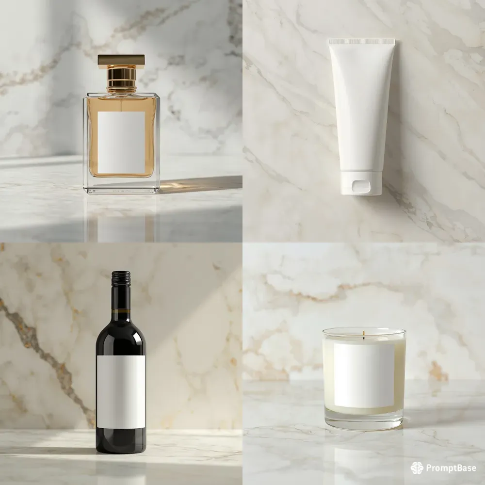 Ultrarealistic Luxury Perfume Mockups