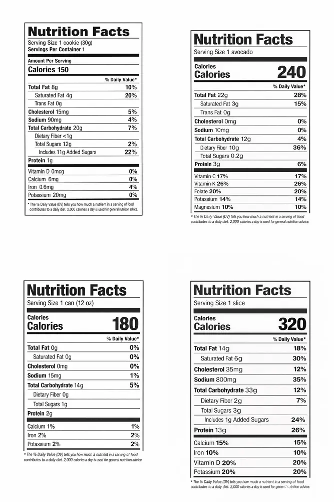 Nutrition Facts Label Generator