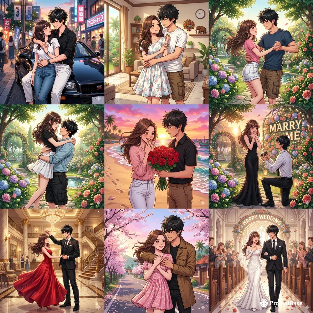 Dreamy Anime Love Story Generator