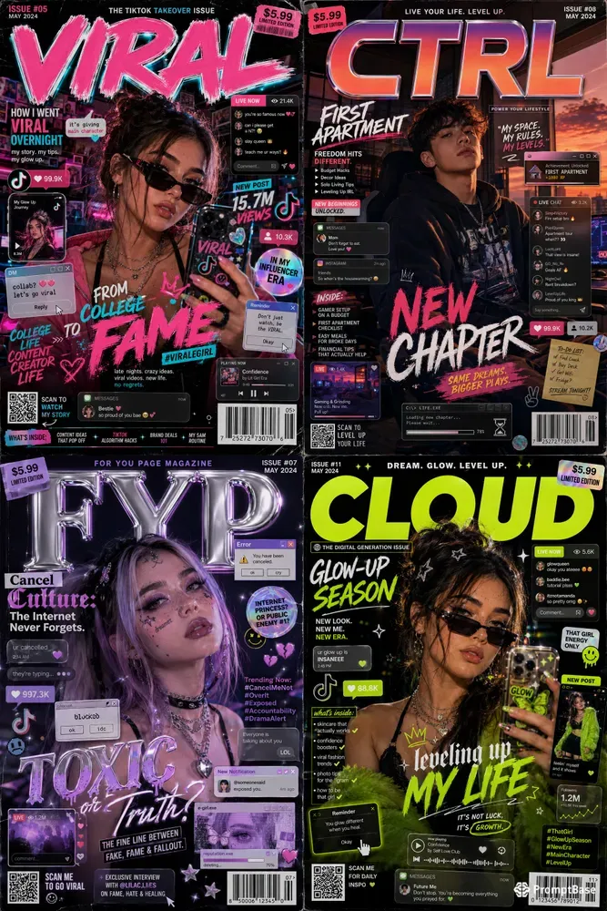 Gen Z Magazine Cover Generator