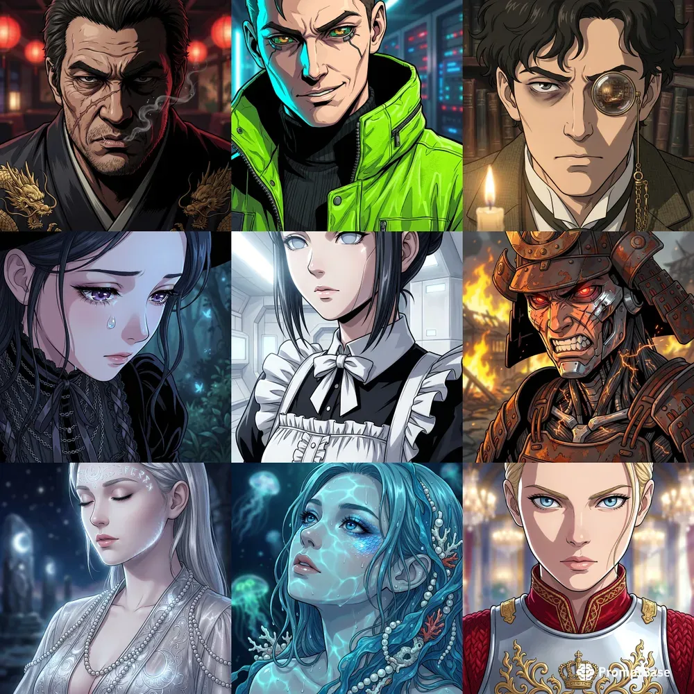 Premium Anime Character Portraits