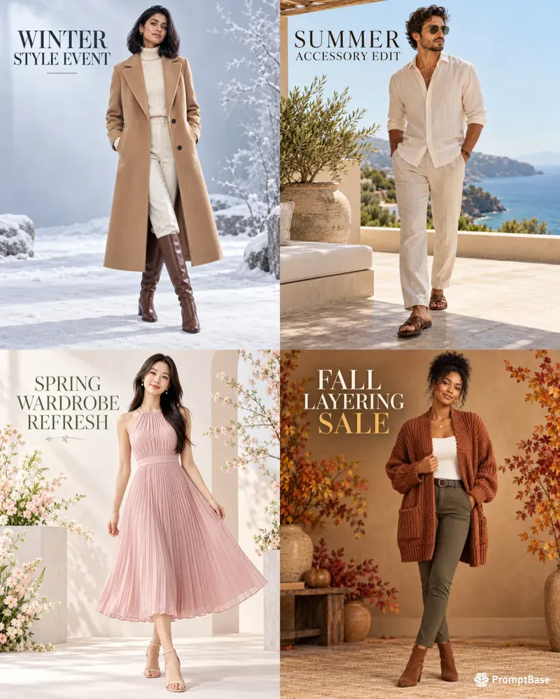 Seasonal Fashion Sale Hero Generator