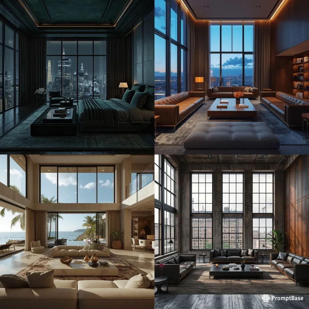 Luxury Penthouse Interior Photos