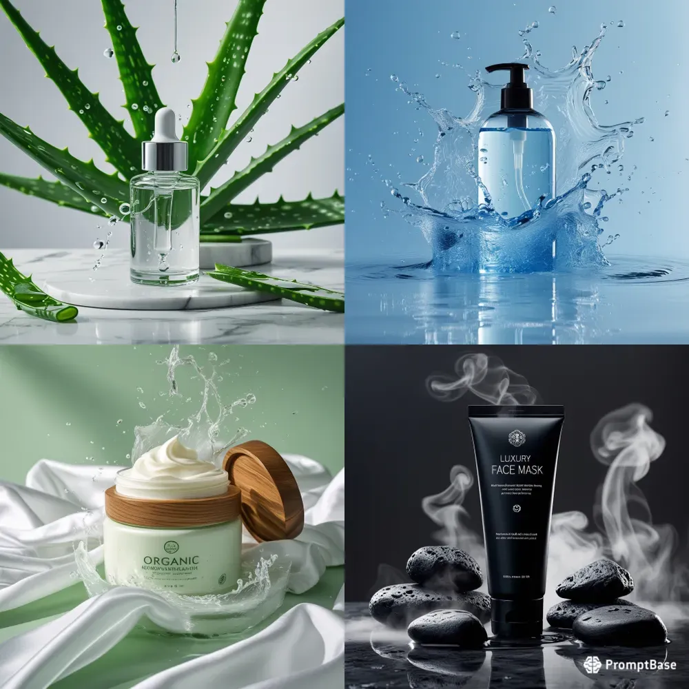 Ultrarealistic Cosmetic Beauty Products