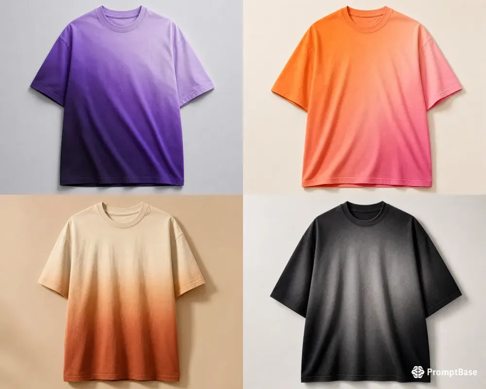Gradient Tshirt Color Studios