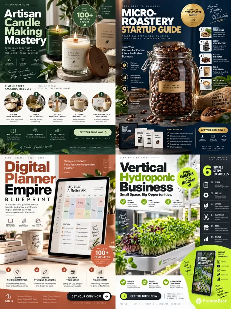 Modern Business Guide Etsy Templates