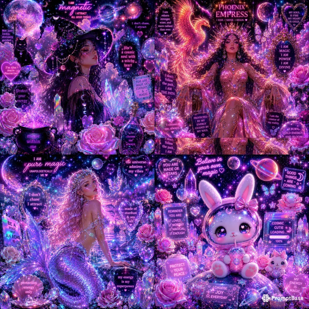 Magic Neon Aesthetic Packs