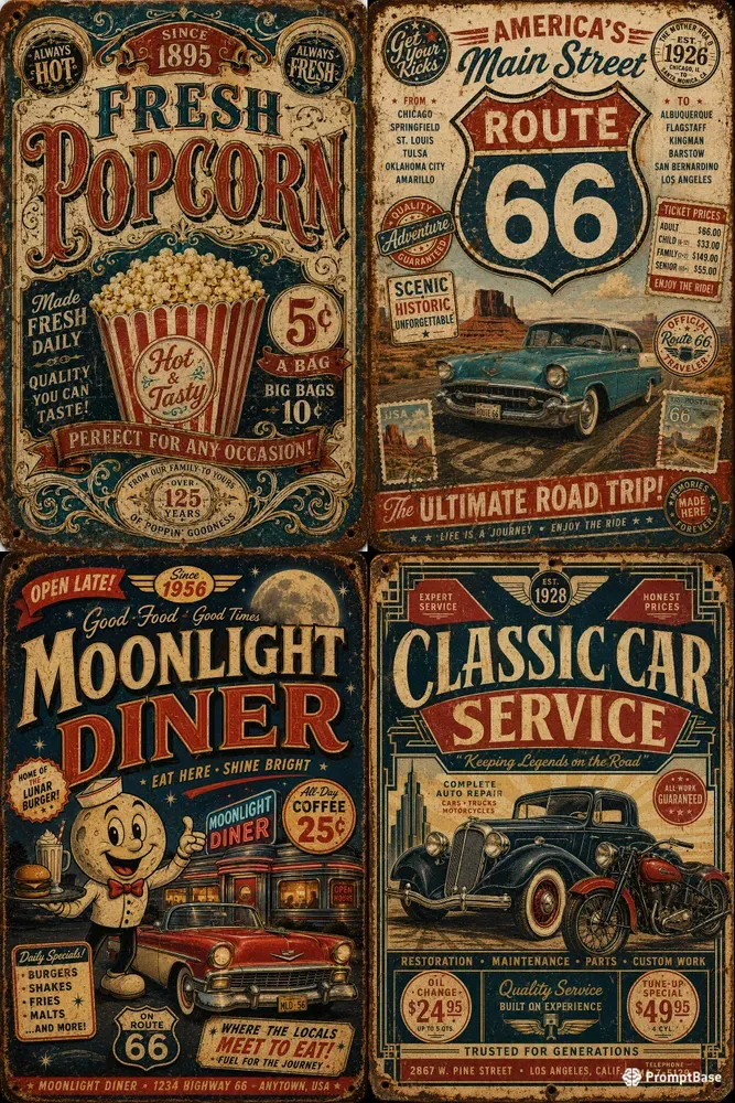 Retro Relic Poster Forges