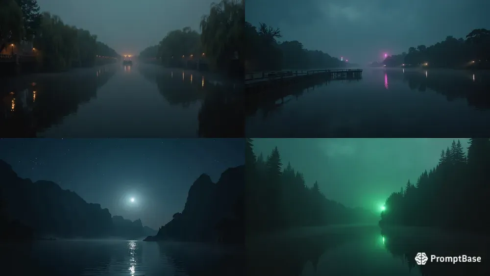 Ultracinematic Moody River Landscapes