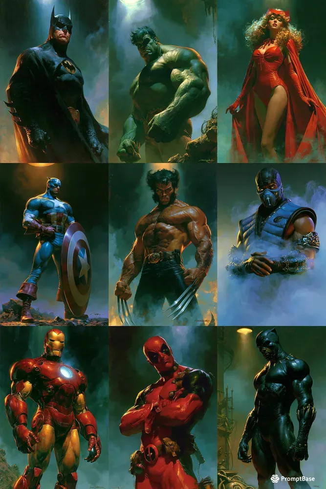 Dark Hero Portrait Masterpieces