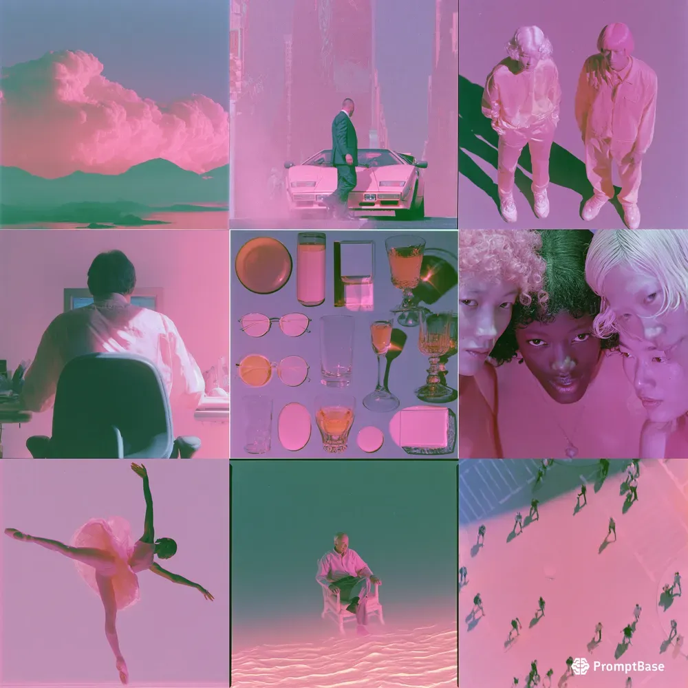 Pastel Faded Color Film Photo Aesthetics