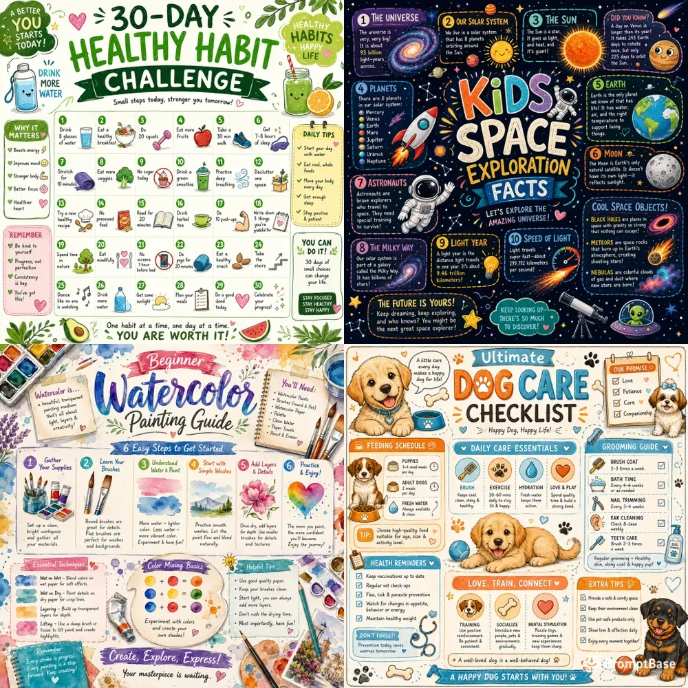 Creative Infographic Posters