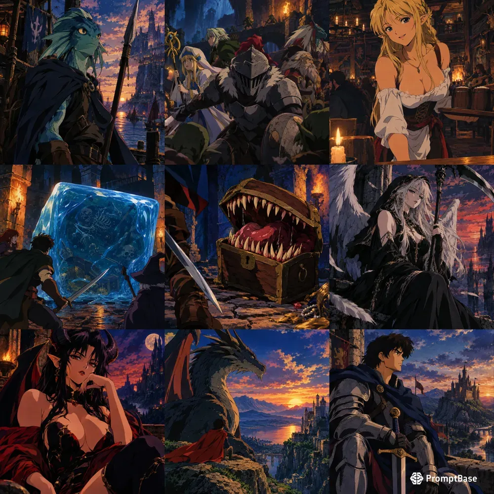 Anime Cinematic Character Dnd Scenes