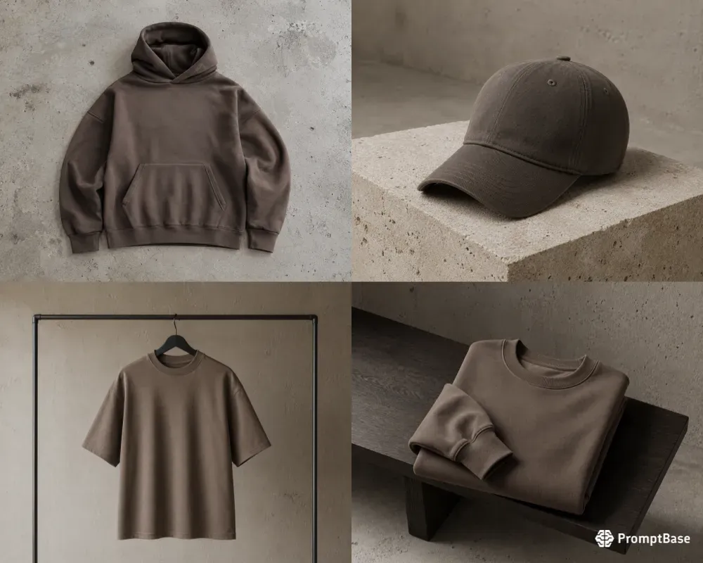 Minimalist Streetwear Apparel Mockups