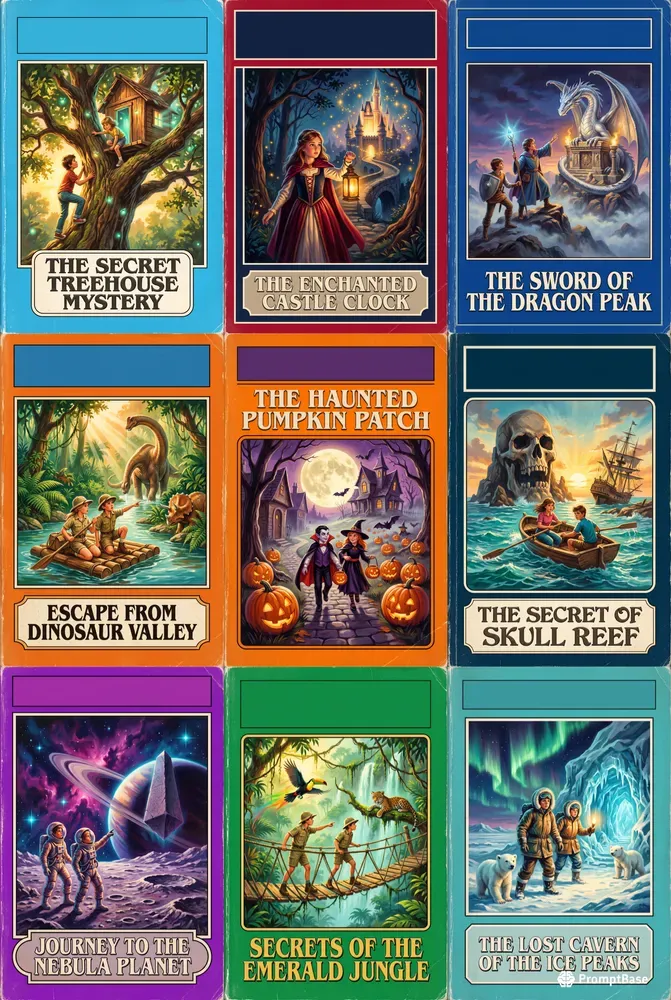 80s Choose Your Own Adventures