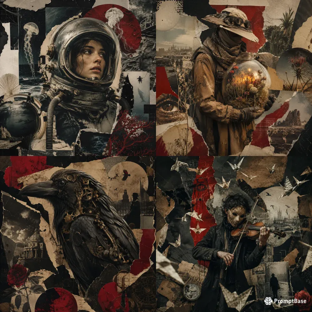 Cinematic Rebel Collages