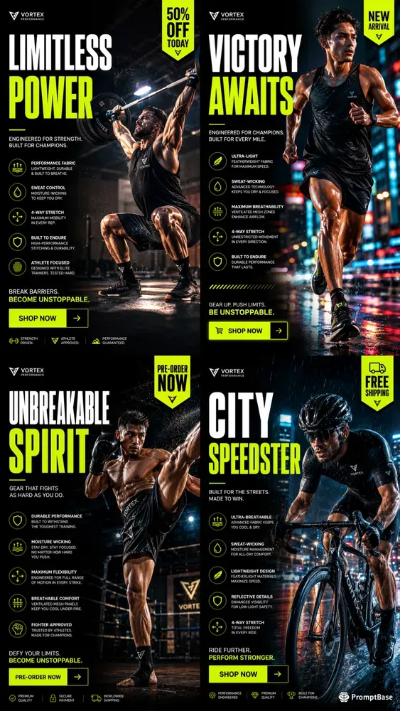 Professional Sportswear Sales Funnels
