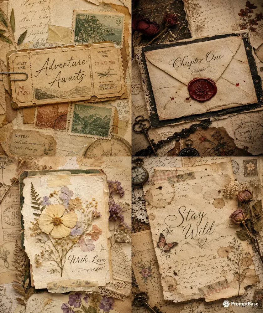 Junk Journal Ephemera Creators
