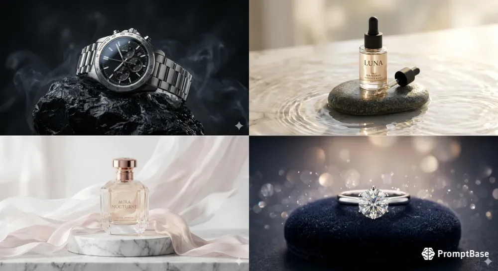Ultrarealistic Luxury Product Photography