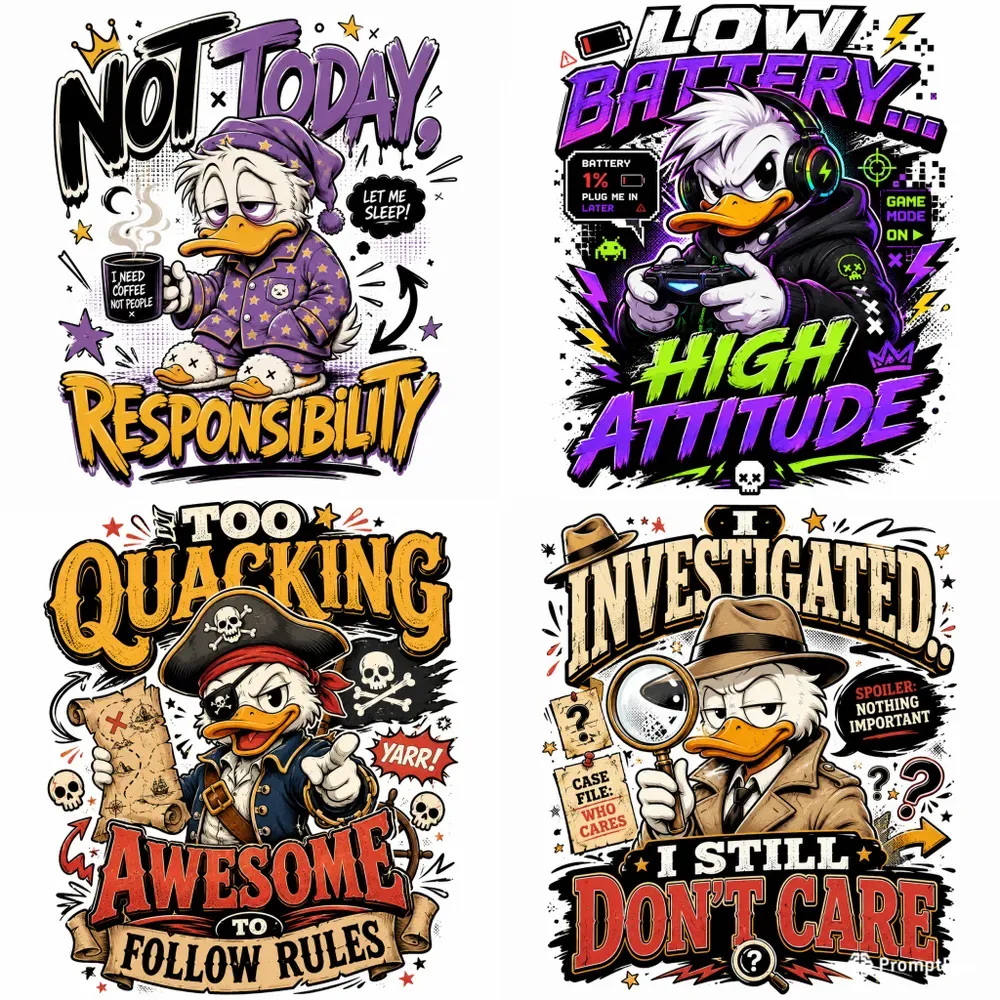 Funny Duck Tshirts