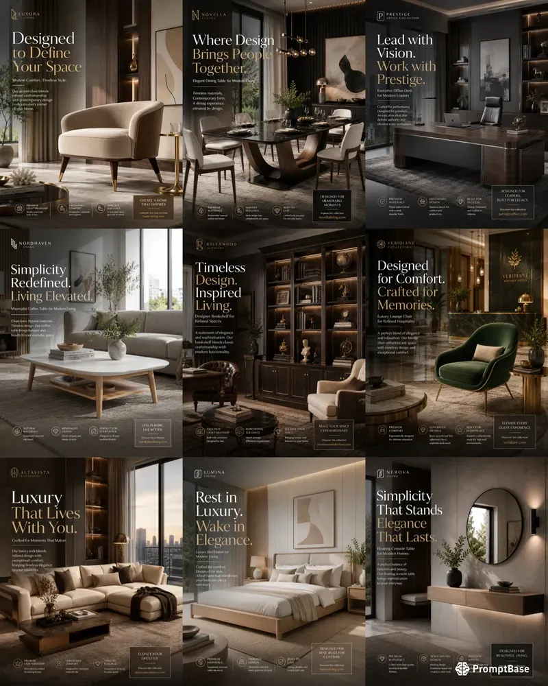 Furniture Ad Poster Creators