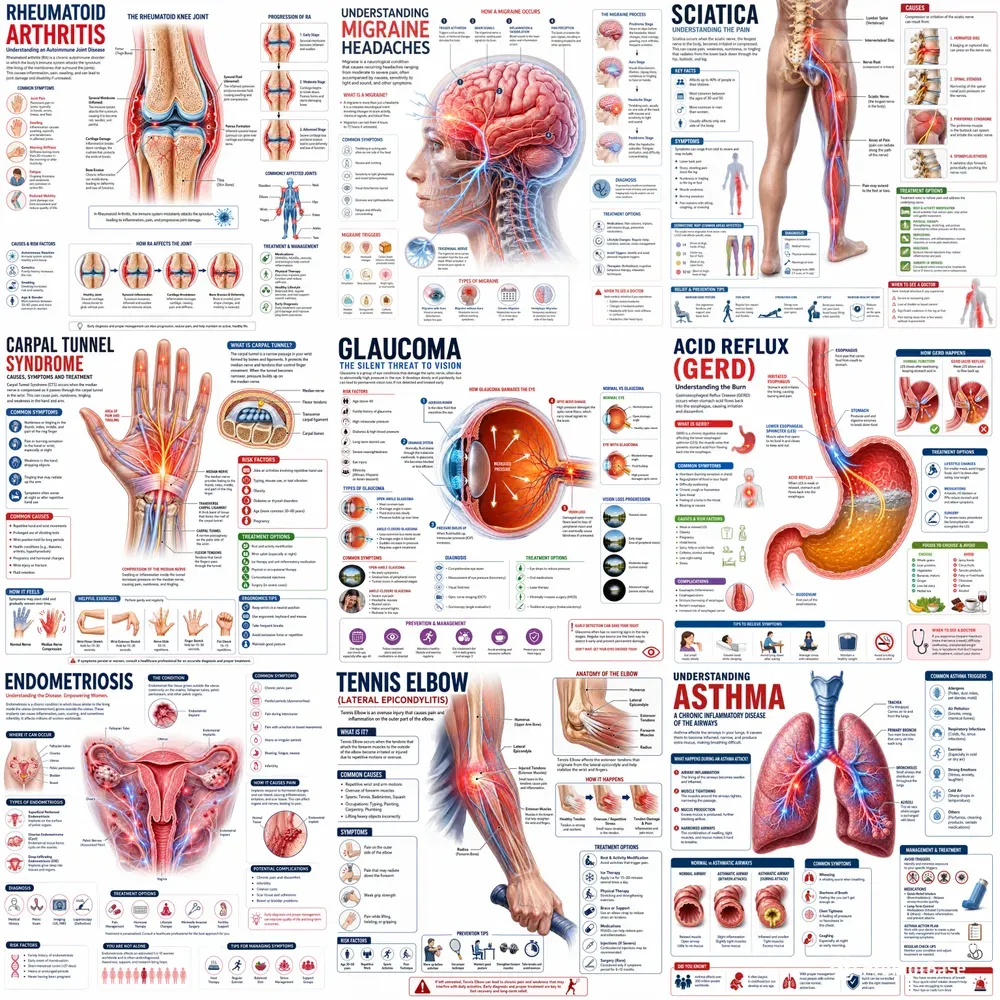 Medical Anatomy Infographics