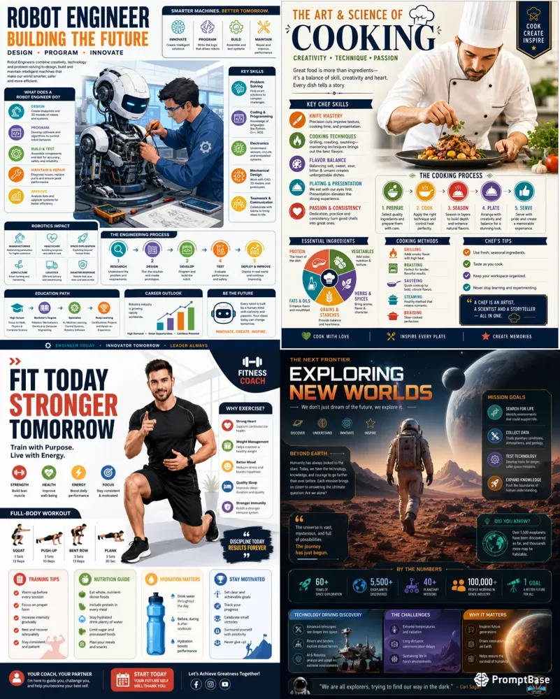 Modern Infographic Poster Creators