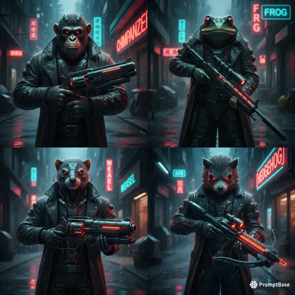 Cyberbeast Arsenal Rainpunk Cinematics