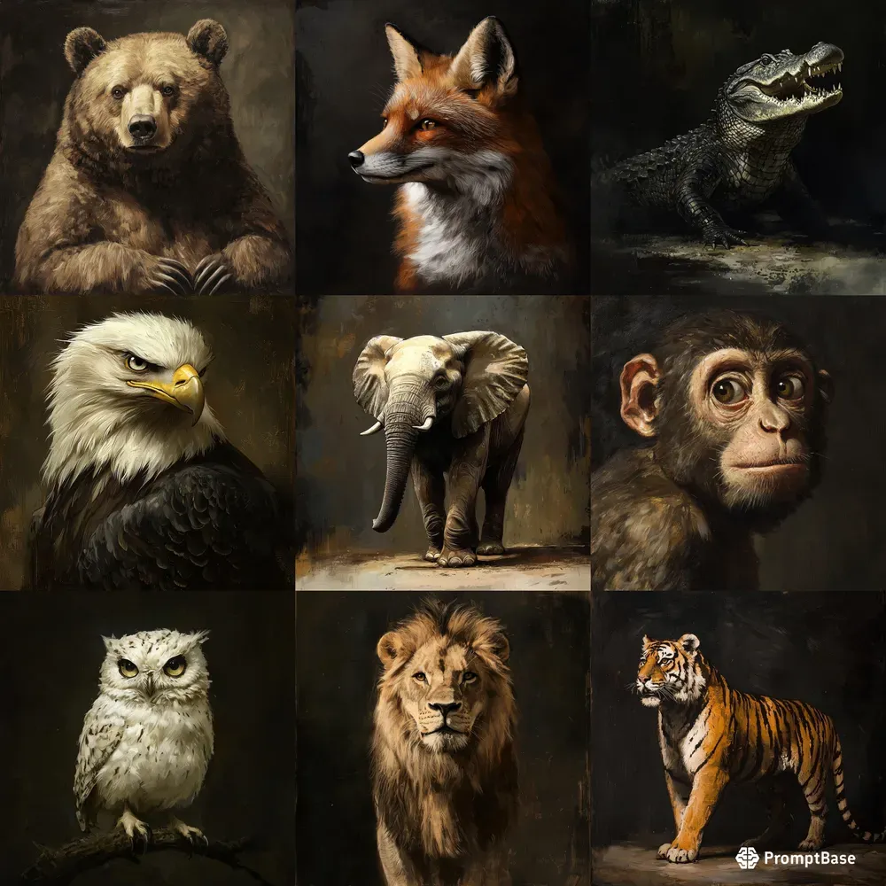Free Harmonious Realist Paintings