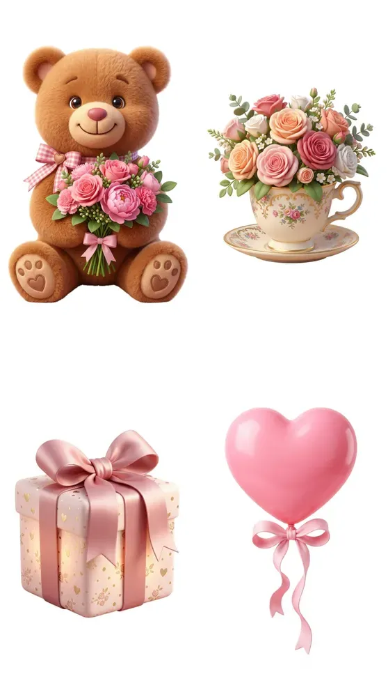 3D Pixar Mothers Day Clipart Pods