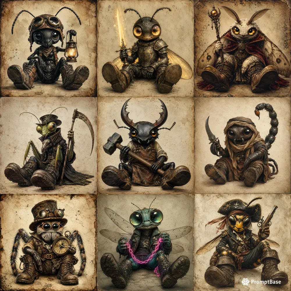 Gothic Fantasy Character Kits