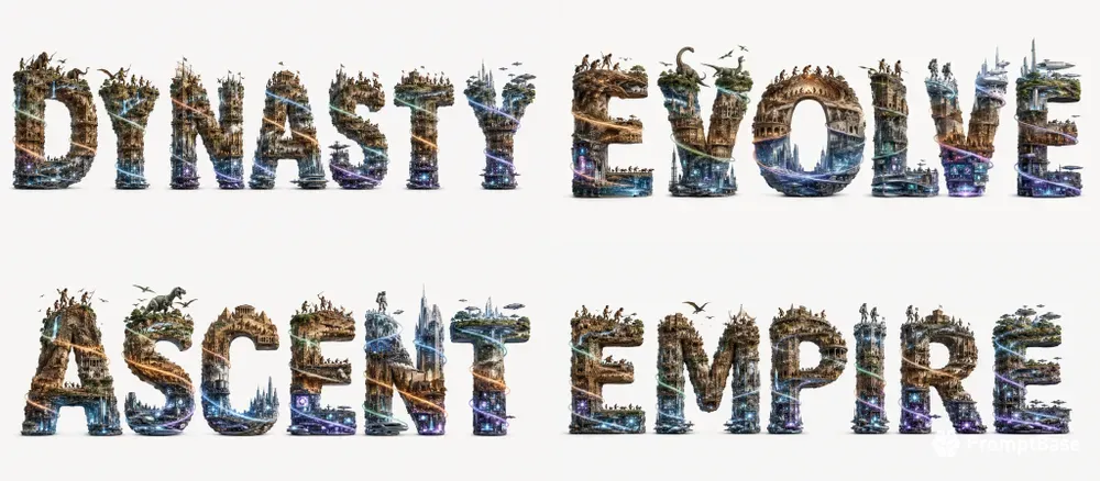 Temporal Evolution Typography Generator